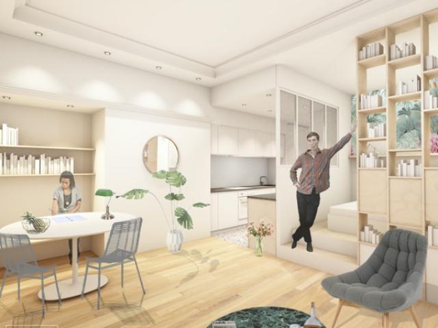 Rénovation de deux studios sur les champs-Elysées-Paris 8e