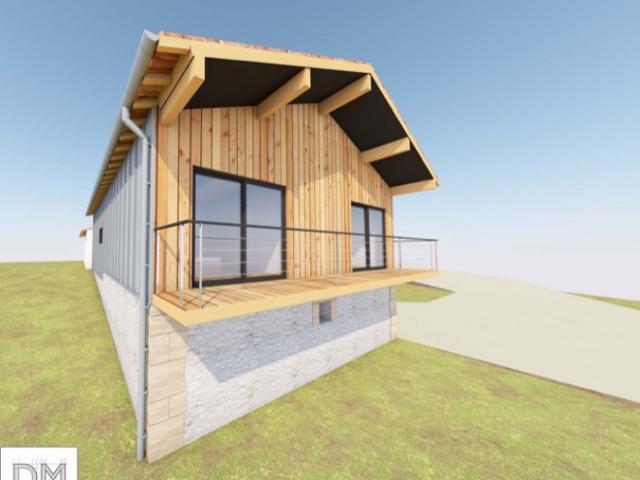 Extension en structure bois d'une maison périgourdine, dans le Périgord (24)