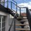 Création d'un escalier extérieur pour terrasse- Maison de ville- Paris 17e
